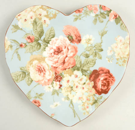 Gillian Rose Heart Shaped Plate