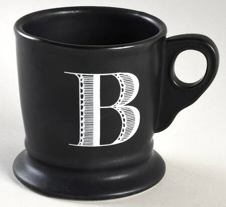 Monogrammed Mugs Noir Mug