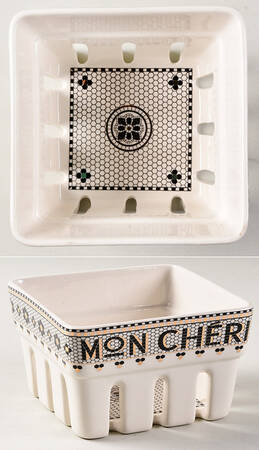 Bistro Tile Square Berry Basket