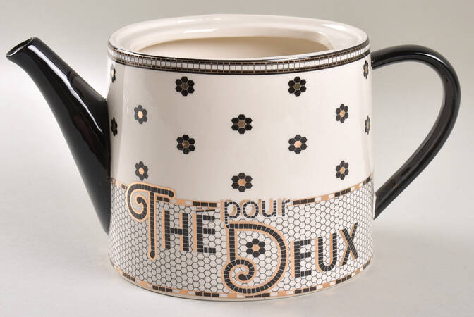 Bistro Tile Teapot No Lid