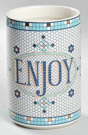Bistro Tile Medium Canister No Lid
