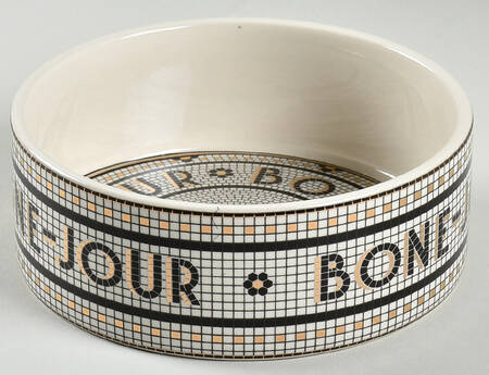 Bistro Tile Small Pet Bowl