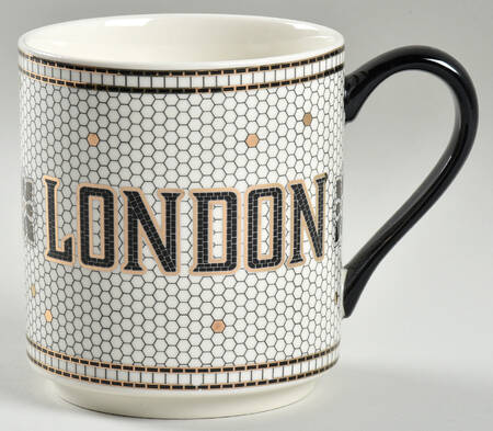Bistro Tile Mug by Anthropologie