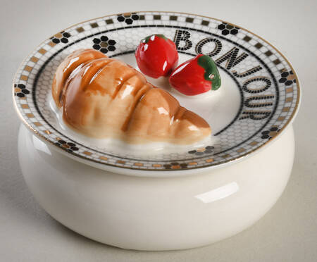 Bistro Tile Small Trinket Box & Lid