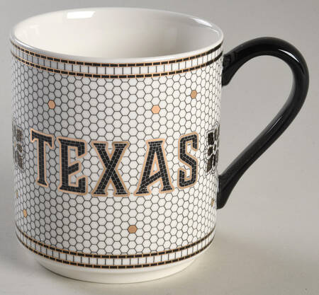 Bistro Tile Mug by Anthropologie
