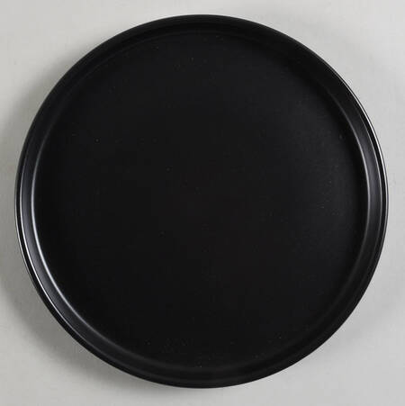 Celina (Modern Coupe) Matte Black Salad Plate