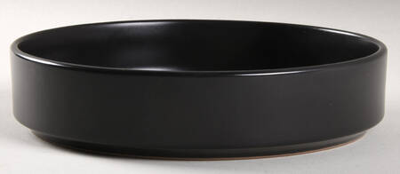 Celina (Modern Coupe) Matte Black 8" Round Serving Bowl