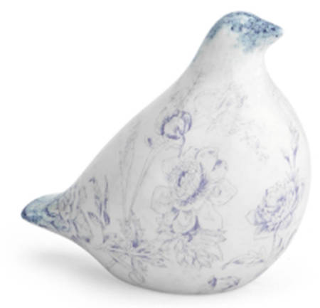Giulietta Blue Small Bird Figurine