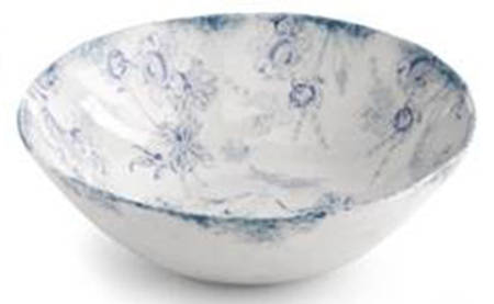 Giulietta Blue 12" Round Serving Bowl