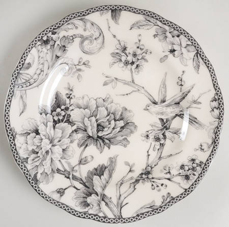 Adelaide Black Salad Plate