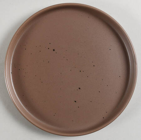 Celina (Modern Coupe) Matte Brown Salad Plate