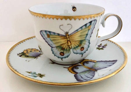 Butterfly Meadow Flat Cup & Saucer Set