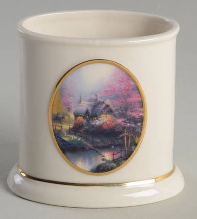 Thomas Kinkade Cottage Collection Sugar Bowl No Lid