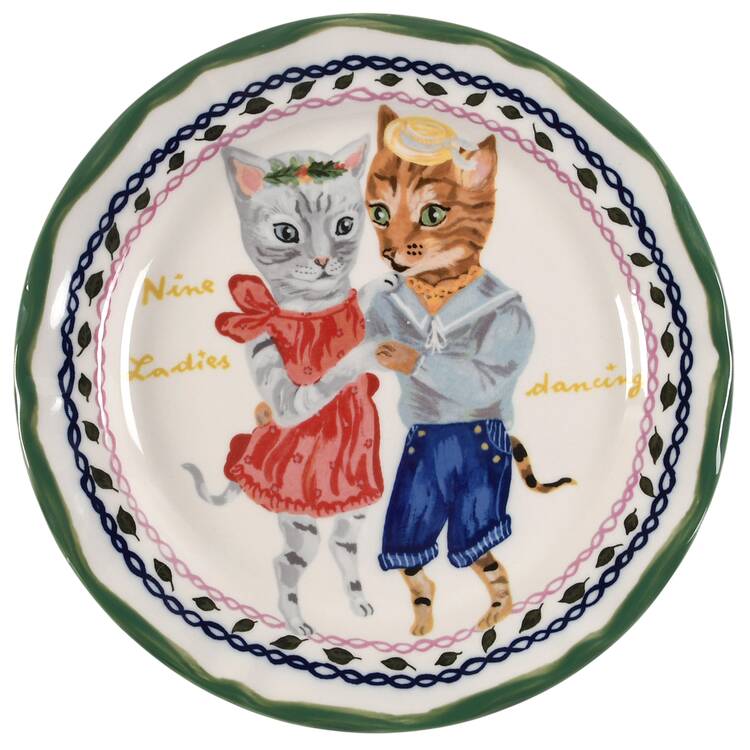 12 Days of Christmas (Nathalie Lete) Salad/Dessert Plate
