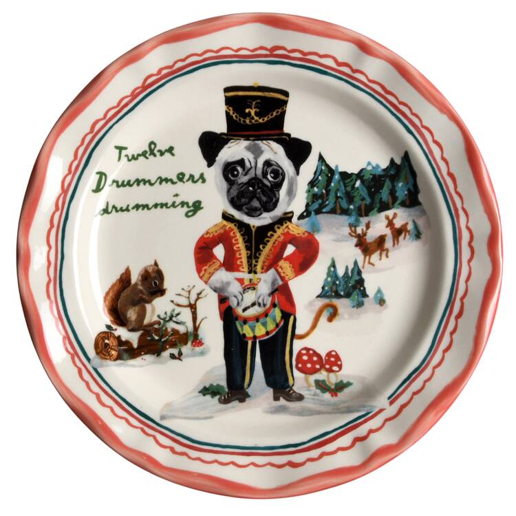 12 Days of Christmas (Nathalie Lete) Salad/Dessert Plate