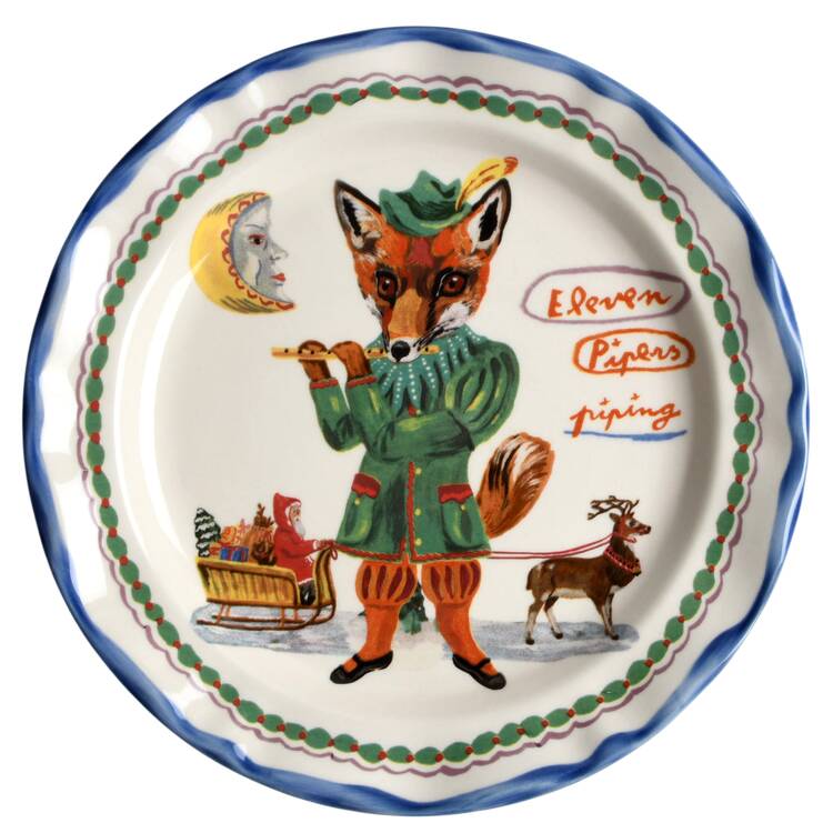 12 Days of Christmas (Nathalie Lete) Salad/Dessert Plate