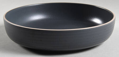 Lauren Charcoal 8" Individual Pasta Bowl by Stone Lain