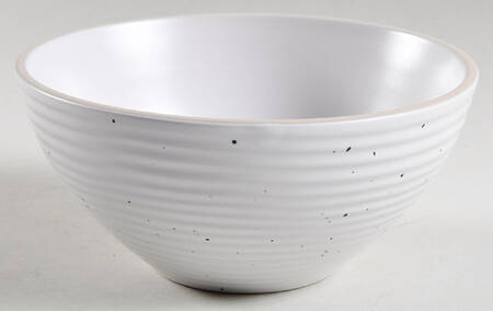 Lauren White Soup/Cereal Bowl by Stone Lain