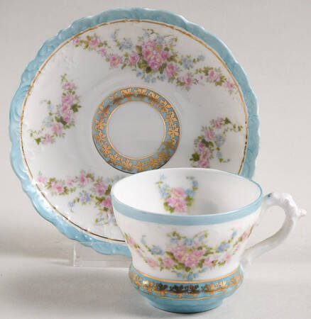 AUS560 Flat Demitasse Cup & Saucer Set