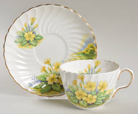 C1195 Footed Cup & Saucer Set by John  Aynsley & Sons