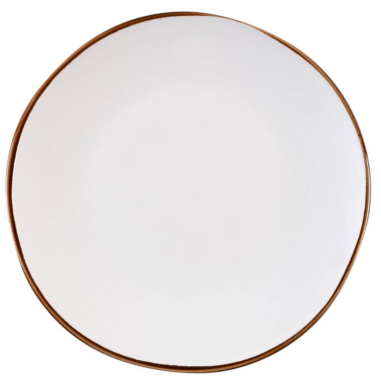 Brasa White Salad Plate