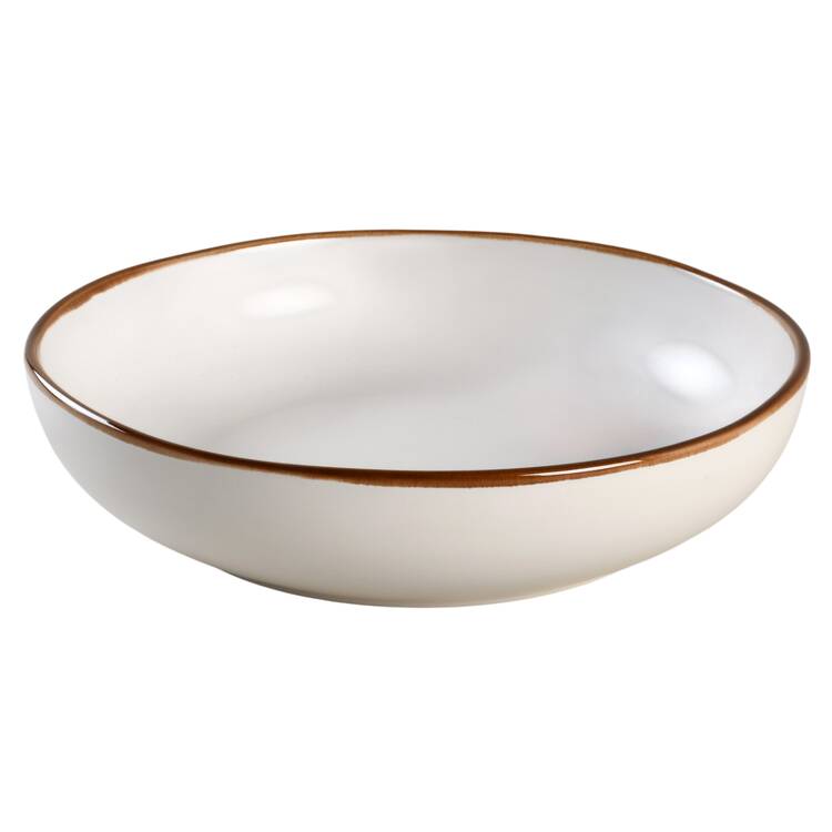 Brasa White 8" Individual Pasta Bowl