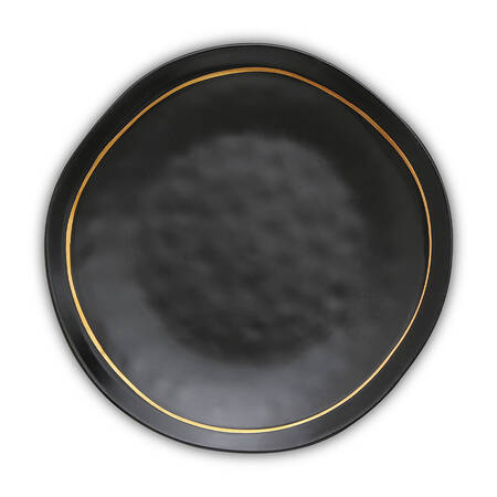 Clara Black Salad Plate