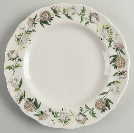 Luxe Peony Dinner Plate