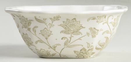 Batik Toile Square Soup/Cereal Bowl