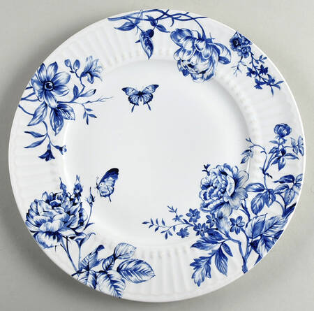 Cassian Embossed Toile Dinner Plate