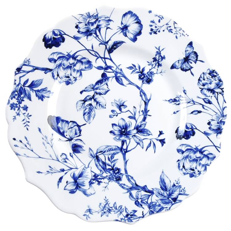 Cassian Embossed Toile Salad Plate