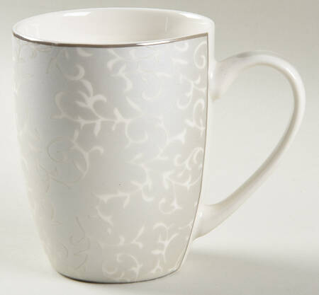 Silver Brocade Mug