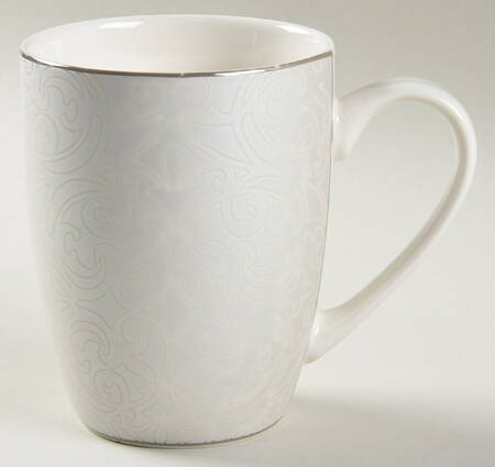 Silver Brocade Mug