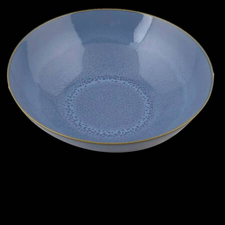 Rhapsody Blue 9" Round Serving Bowl