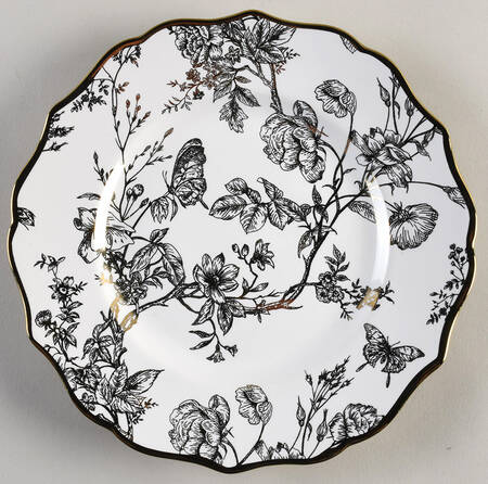 Cassian Toile Gold Electroplate Salad Plate