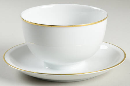3716 Gravy Boat with Attached Underplate