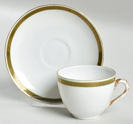 ADH38 Flat Demitasse Cup & Saucer Set