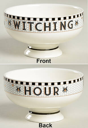 Bistro Tile Halloween Nut Dish