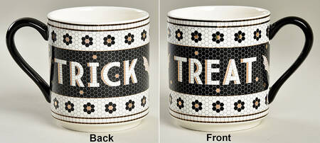 Bistro Tile Halloween Mug