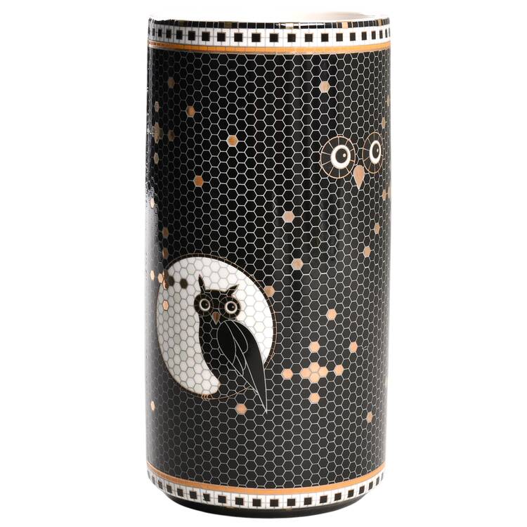 Bistro Tile Halloween 7" Vase