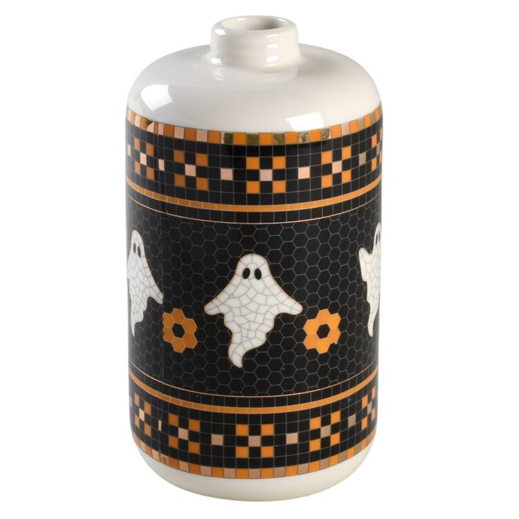 Bistro Tile Halloween Lotion/Soap Dispenser No Pump