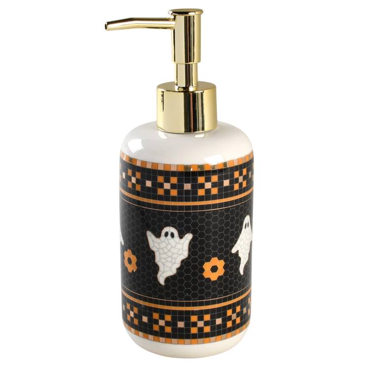 Bistro Tile Halloween Lotion/Soap Dispenser
