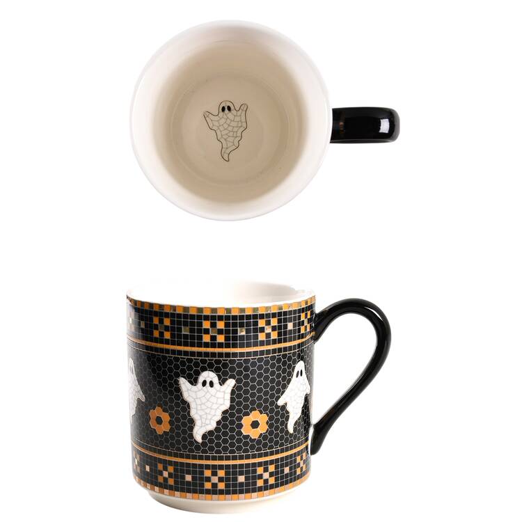 Bistro Tile Halloween Mug
