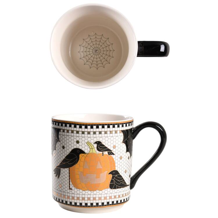 Bistro Tile Halloween Mug