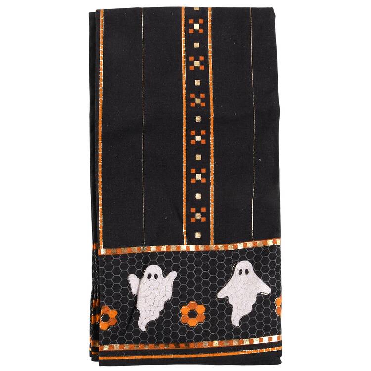 Bistro Tile Halloween Dish Towel-Cloth
