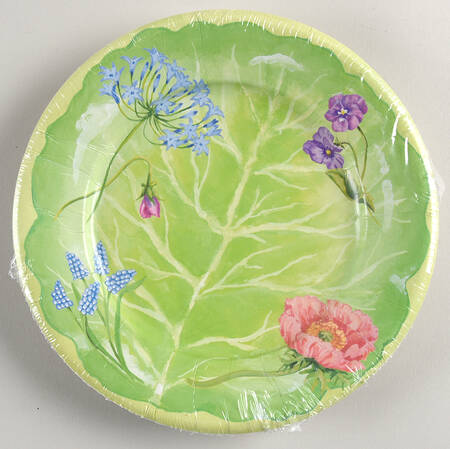 Table Decor Package of 8-Paper Salad Plate