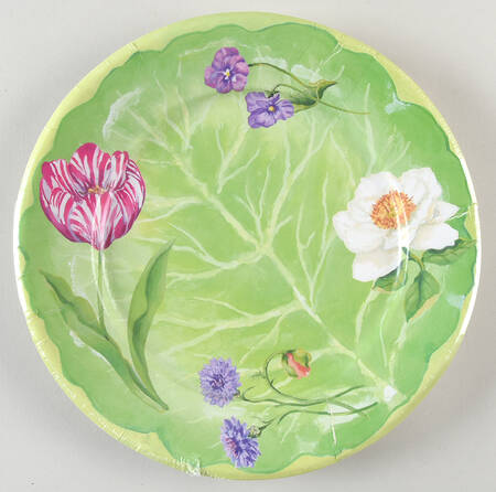 Table Decor Pack of 8 - Paper Dinner Plate by Caspari