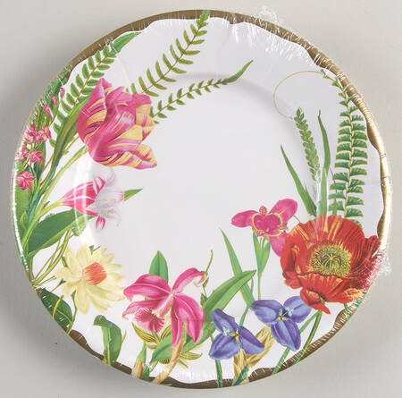 Table Decor Package of 8-Paper Salad Plate