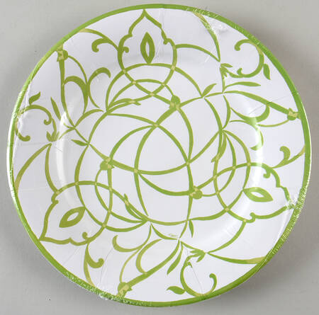 Table Decor Pack of 8 - Paper Dinner Plate by Caspari