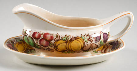 BAB4 Gravy Boat & Underplate/Relish